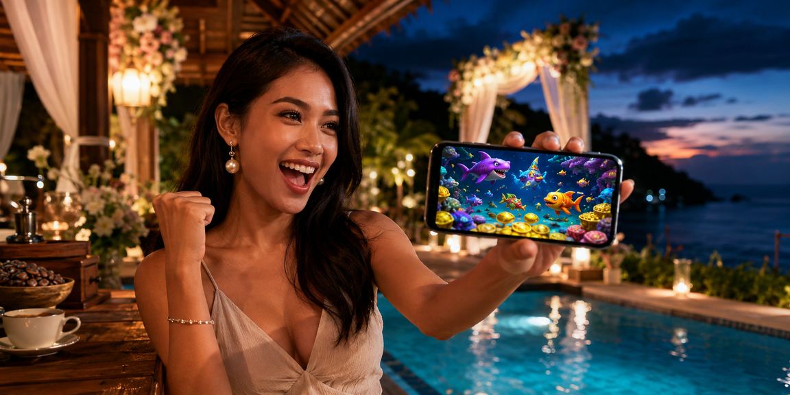 Pengguna berhasil menginstal aplikasi taruhan di ponsel Android dengan latar kopi Vietnam